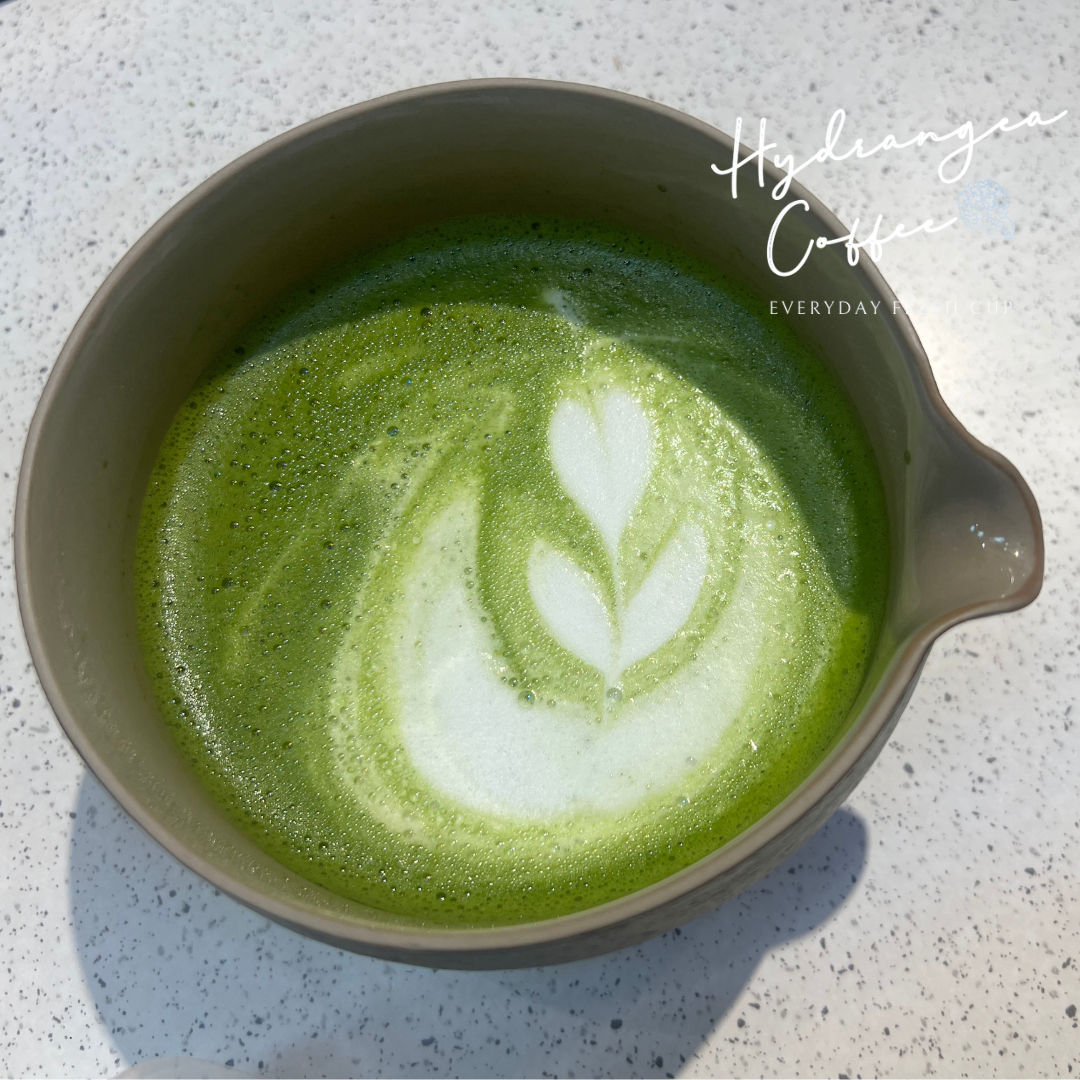 hot matcha